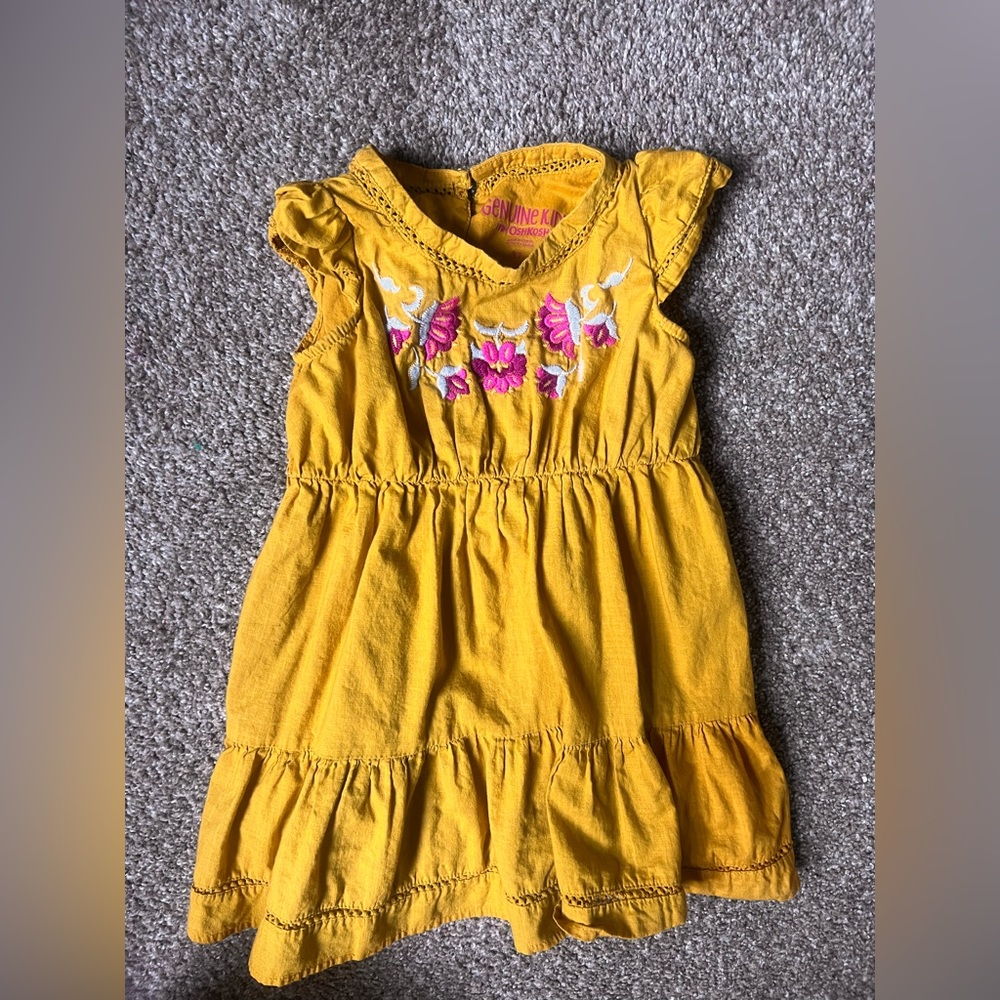 Mustard yellow Osh Kosh dress